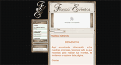 Desktop Screenshot of francoeventos.com